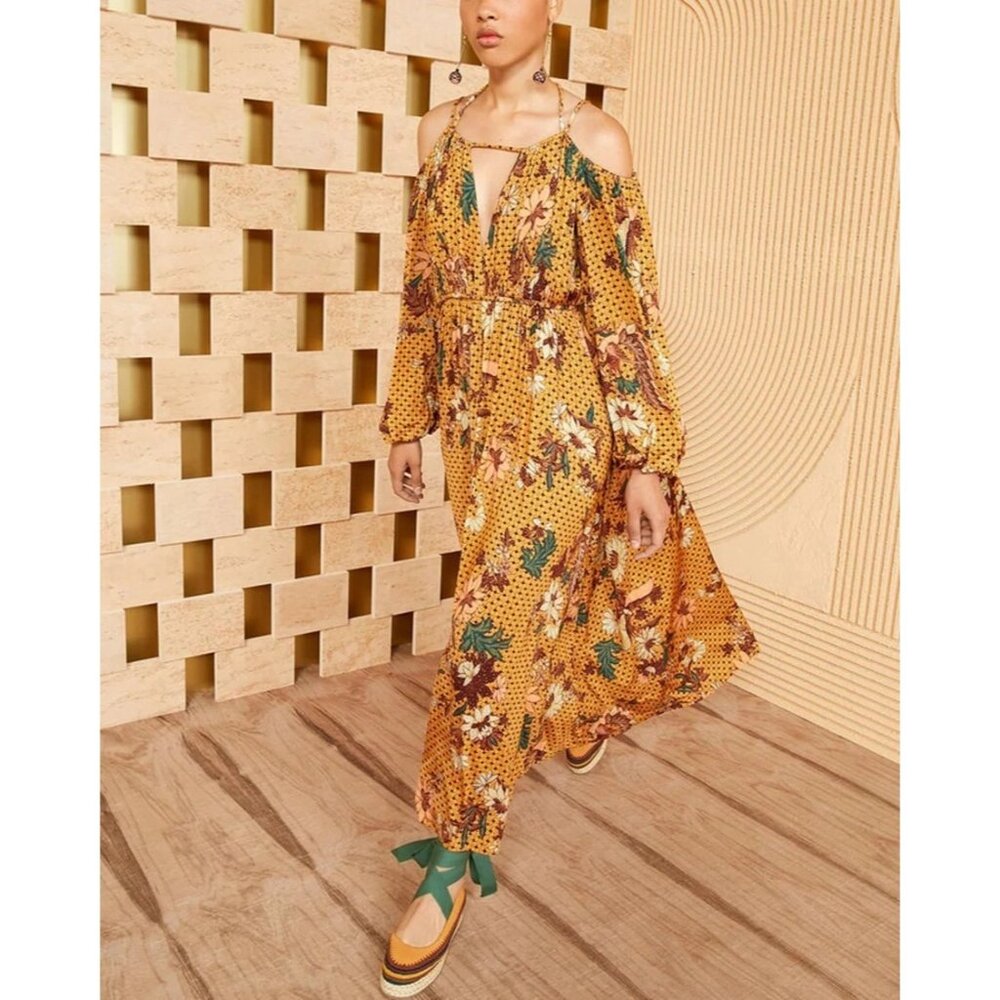 Ulla Johnson Noemi MIDI Dress Floral Women's XS NWT $690